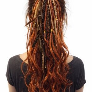 Boho Sunset Goddess Ponytail